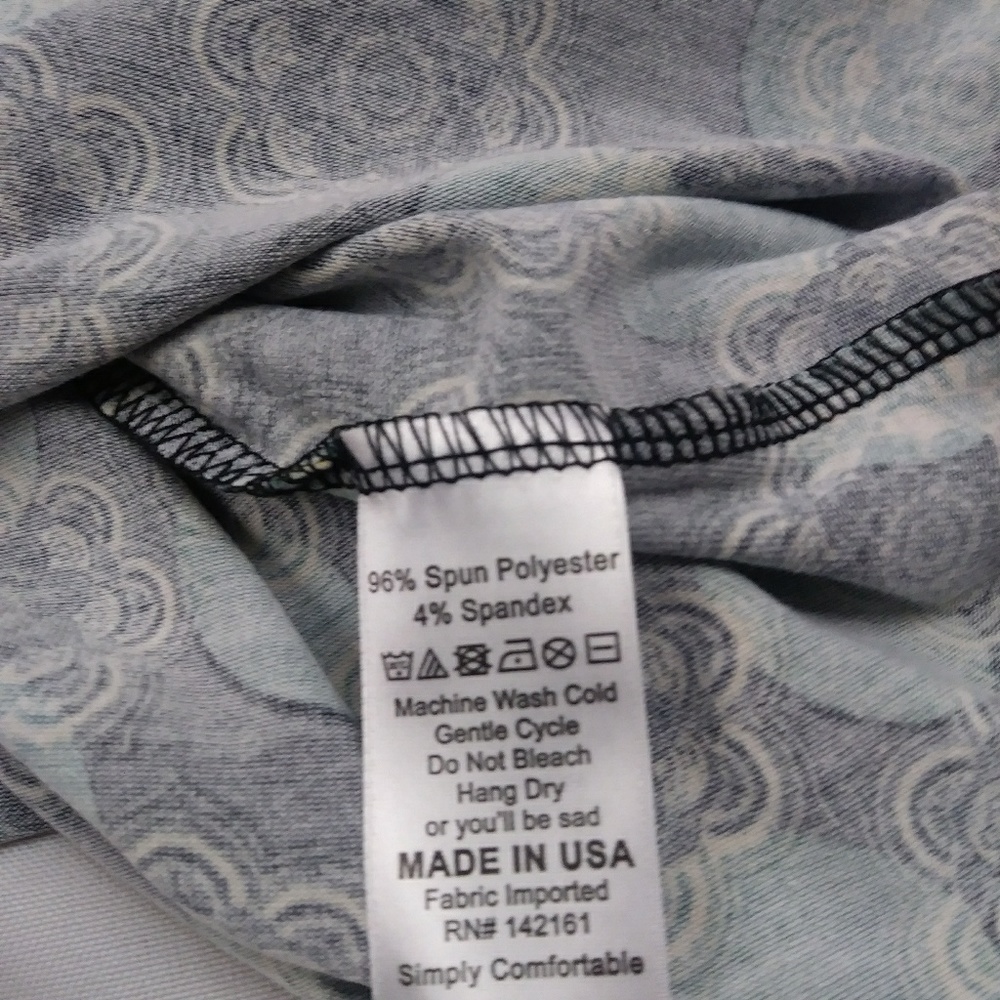 Green Mandala Lularoe Skirt 2x - Picture 8 of 8